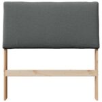 vidaXL Čalúnené čelo postele Tmavo šedá 100 cm – Obrázok 4