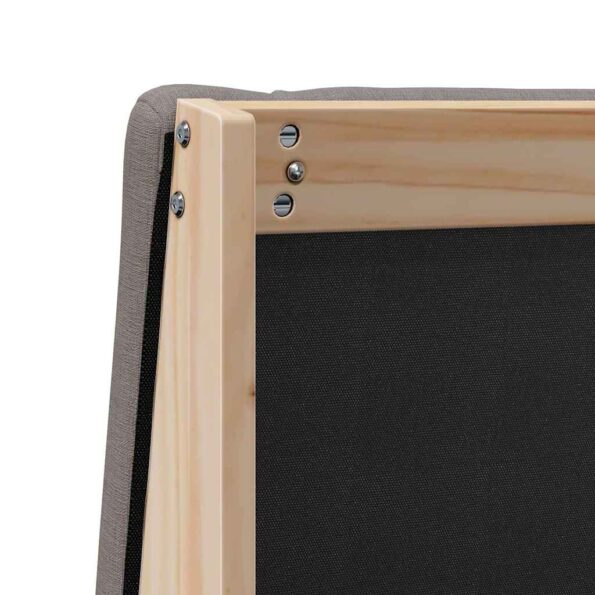 vidaXL Čalúnené čelo postele Sivohnedá 75 cm Masívne borovicové drevo – Obrázok 8