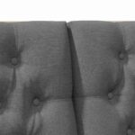 vidaXL Čalúnené čelo postele Tmavo šedá 200 cm – Obrázok 7