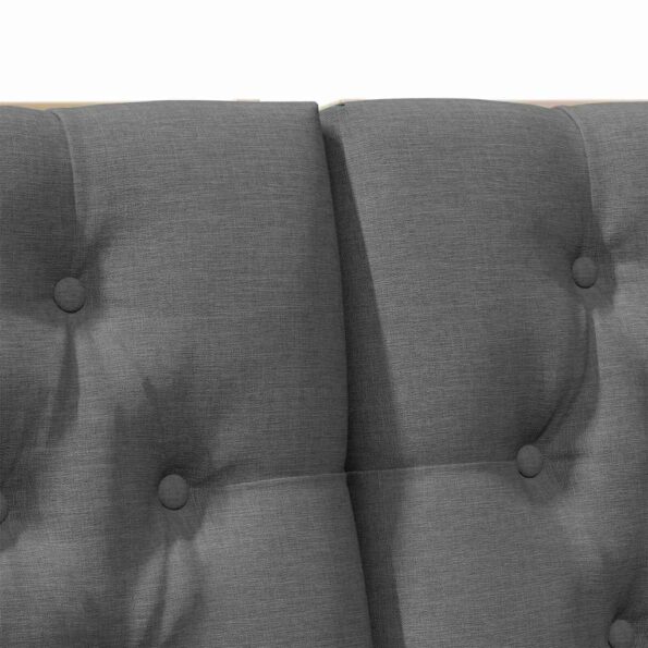 vidaXL Čalúnené čelo postele Tmavo šedá 200 cm – Obrázok 7