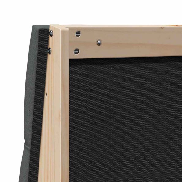 vidaXL Čalúnené čelo postele Tmavo šedá 200 cm – Obrázok 8