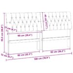 vidaXL Čalúnené čelo postele Svetlosivá 180 cm – Obrázok 11