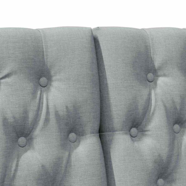 vidaXL Čalúnené čelo postele Svetlosivá 180 cm – Obrázok 7