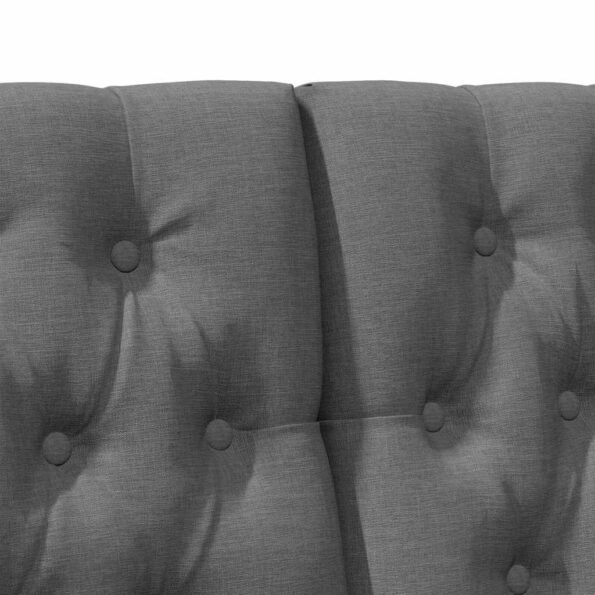 vidaXL Čalúnené čelo postele Tmavo šedá 140 cm – Obrázok 7