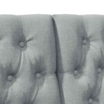 vidaXL Čalúnené čelo postele Svetlosivá 140 cm – Obrázok 7