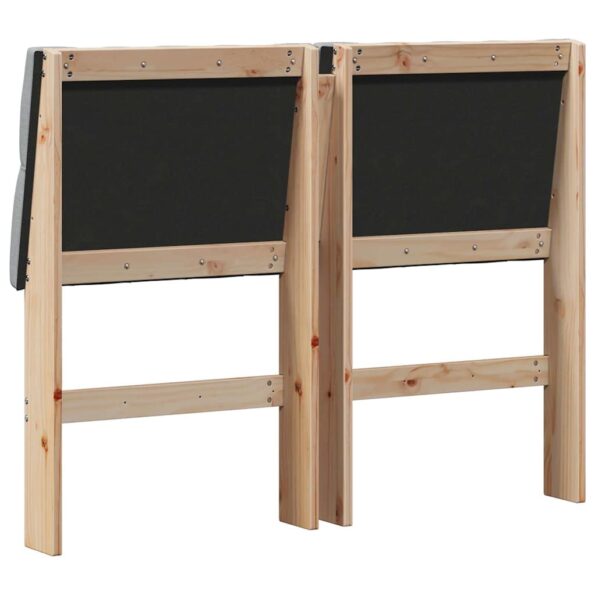 vidaXL Čalúnené čelo postele Svetlosivá 120 cm – Obrázok 6