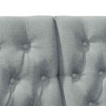 vidaXL Čalúnené čelo postele Svetlosivá 120 cm – Obrázok 7