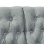 vidaXL Čalúnené čelo postele Svetlosivá 120 cm – Obrázok 7