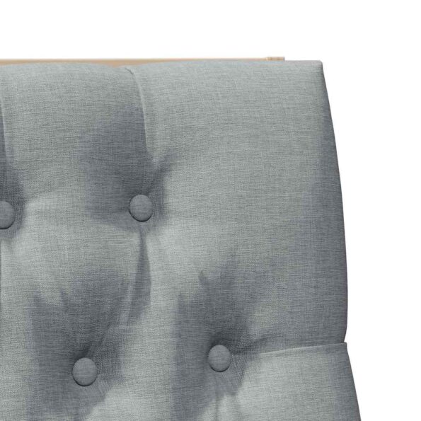 vidaXL Čalúnené čelo postele Svetlosivá 100 cm – Obrázok 7