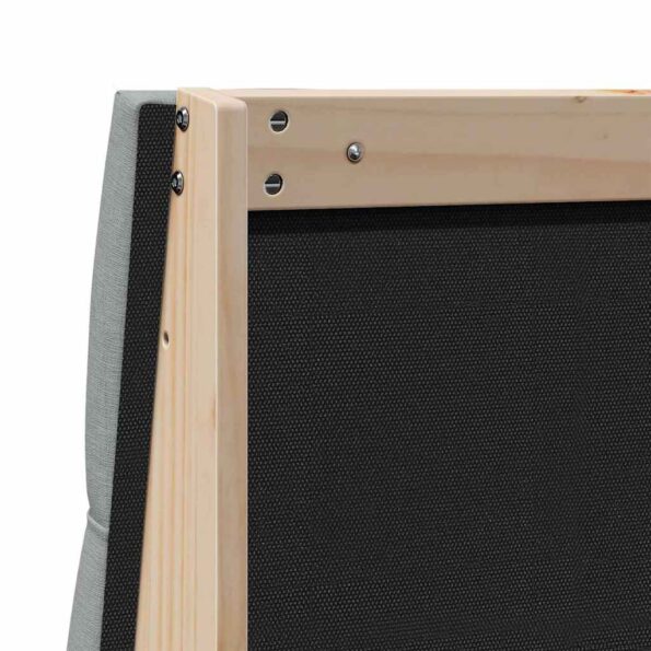 vidaXL Čalúnené čelo postele Svetlosivá 100 cm – Obrázok 8