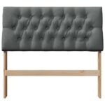 vidaXL Čalúnené čelo postele Tmavo šedá 100 cm – Obrázok 4