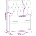 vidaXL Zadné čelo Iný Hnedá 75 cm Borovicový masív – Obrázok 11