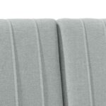 vidaXL Čalúnené čelo postele Svetlosivá 160 cm – Obrázok 7