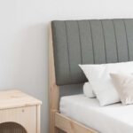 vidaXL Čalúnené čelo postele Tmavo šedá 160 cm