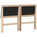 vidaXL Čalúnené čelo postele Tmavo šedá 140 cm – Obrázok 6