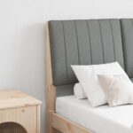 vidaXL Čalúnené čelo postele Tmavo šedá 120 cm