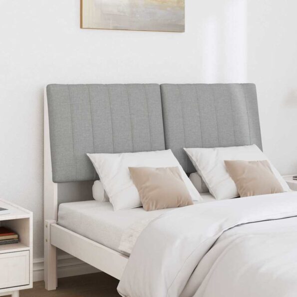 vidaXL Čalúnené čelo postele Svetlosivá 120 cm – Obrázok 3