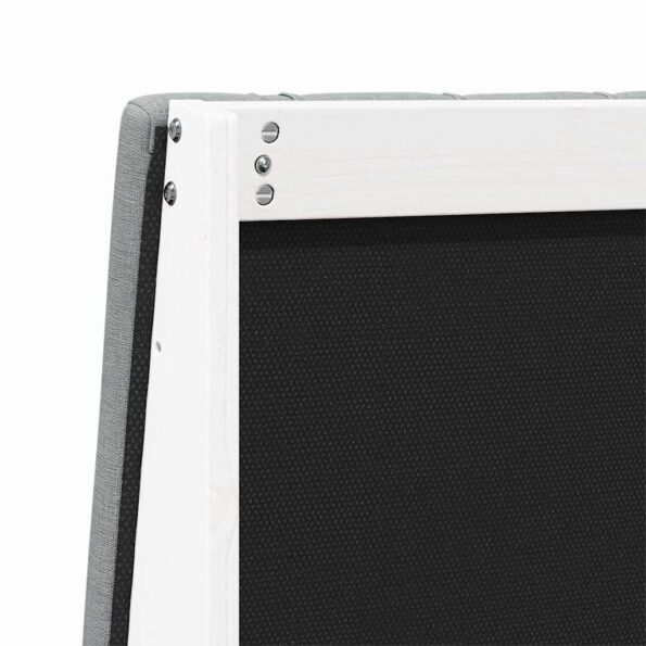 vidaXL Čalúnené čelo postele Svetlosivá 120 cm – Obrázok 8