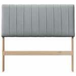 vidaXL Čalúnené čelo postele Svetlosivá 100 cm – Obrázok 4