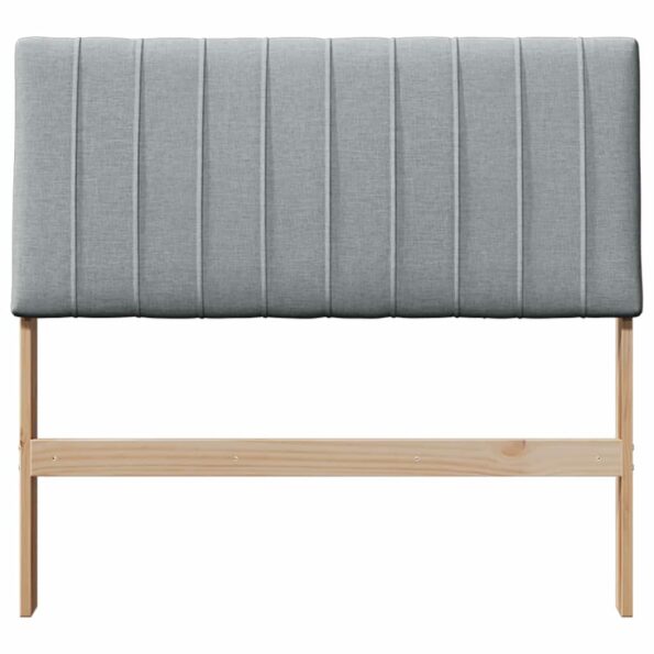 vidaXL Čalúnené čelo postele Svetlosivá 100 cm – Obrázok 4