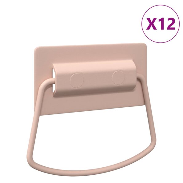 vidaXL Rukoväte na kuchyňu 12 pcs Ružová 85 x 45 mm Kov – Obrázok 10