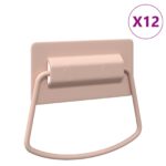 vidaXL Rukoväte na kuchyňu 12 pcs Ružová 85 x 45 mm Kov – Obrázok 4
