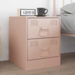 vidaXL Rukoväte na kuchyňu 210 pcs Ružová 85 x 45 mm Kov