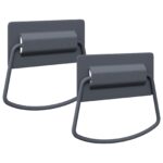 vidaXL Rukoväte na kuchyňu 2 pcs Antracit 85 x 45 mm Kov – Obrázok 2