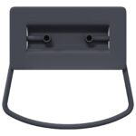 vidaXL Rukoväte na kuchyňu 12 pcs Antracit 85 x 45 mm Kov – Obrázok 6