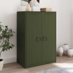 vidaXL Rukoväte na kuchyňu 2 pcs Olivová zelená 85 x 45 mm Kov – Obrázok 4