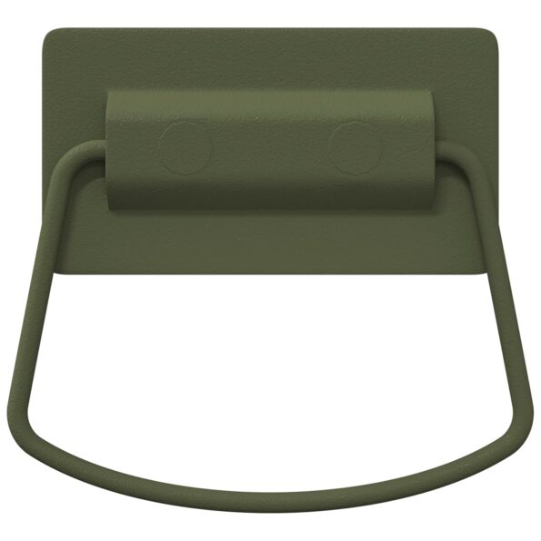 vidaXL Rukoväte na kuchyňu 2 pcs Olivová zelená 85 x 45 mm Kov – Obrázok 5