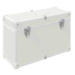 vidaXL Rukoväte na kuchyňu 2 pcs Biela 85 x 45 mm Kov – Obrázok 3