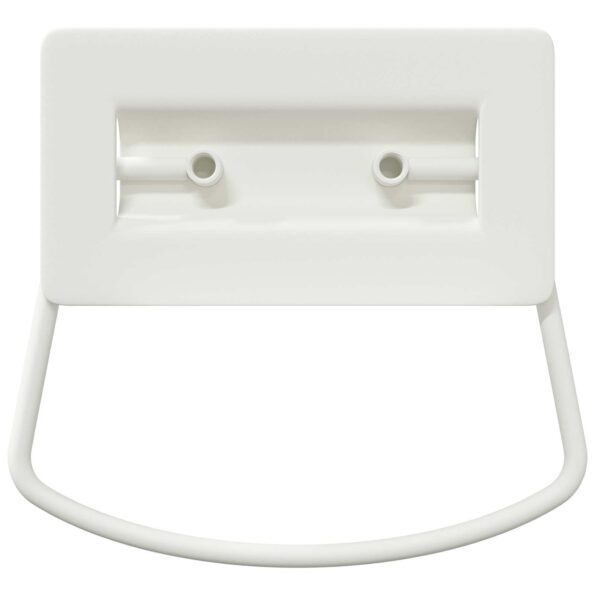 vidaXL Rukoväte na kuchyňu 2 pcs Biela 85 x 45 mm Kov – Obrázok 6