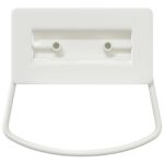 vidaXL Rukoväte na kuchyňu 12 pcs Biela 85 x 45 mm Kov – Obrázok 6