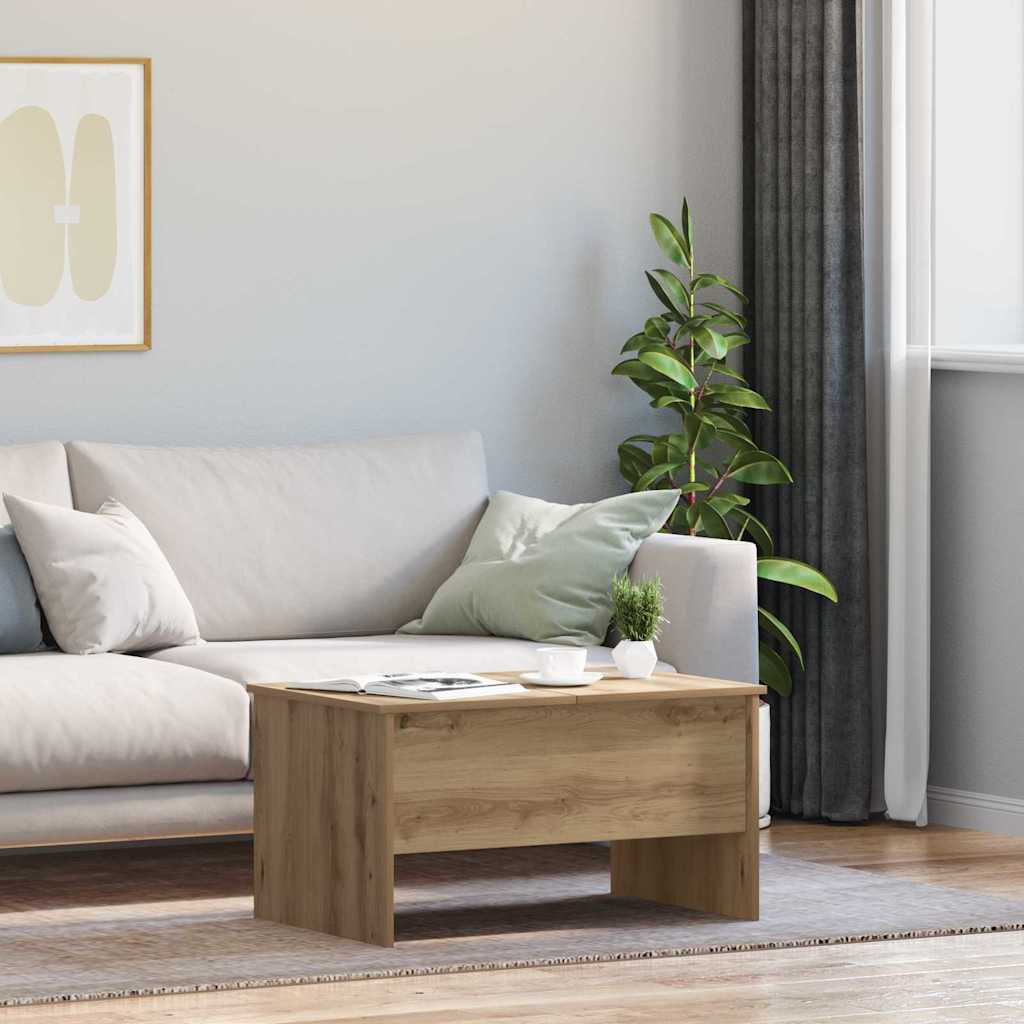 879454_1.jpg vidaXL Konferenčný stolík Remeselný dub 102 x 50,5 x 46,5 cm – Obrázok 1