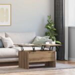 vidaXL Konferenčný stolík Remeselný dub 102 x 50,5 x 46,5 cm – Obrázok 4
