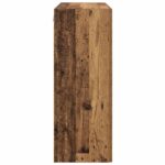 vidaXL Nástenná skrinka Staré drevo 69.5 x 34 x 90 cm Kompozitné drevo – Obrázok 7