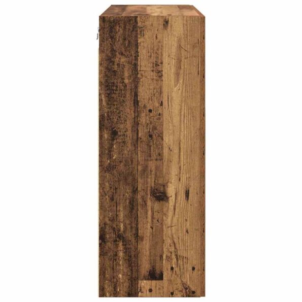 vidaXL Nástenná skrinka Staré drevo 69.5 x 34 x 90 cm Kompozitné drevo – Obrázok 7