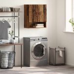 vidaXL Nástenná skrinka Staré drevo 60 x 31 x 70 cm Kompozitné drevo