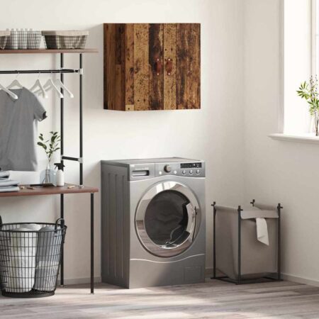 vidaXL Nástenná skrinka Staré drevo 60 x 31 x 60 cm Kompozitné drevo