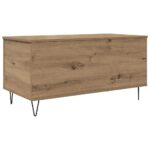 vidaXL Konferenčný stolík dub artisan 90 x 44.5 x 45 cm – Obrázok 2
