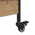 vidaXL Kuchynský vozík dub artisan 70 x 30 x 82 cm Kompozitné drevo – Obrázok 10