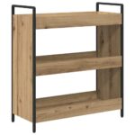 vidaXL Kuchynský vozík dub artisan 70 x 30 x 82 cm Kompozitné drevo – Obrázok 5