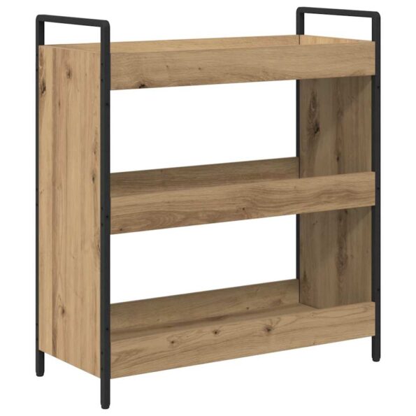 vidaXL Kuchynský vozík dub artisan 70 x 30 x 82 cm Kompozitné drevo – Obrázok 5