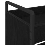 vidaXL Kuchynský vozík Čierny dub 70 x 30 x 82 cm Kompozitné drevo – Obrázok 9