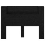 vidaXL Čelo postele skrinka Čierny dub Kompozitné drevo – Obrázok 5