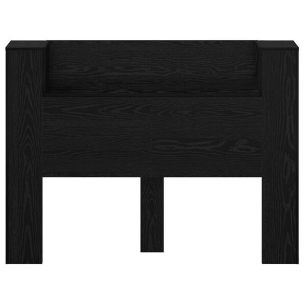 vidaXL Čelo postele skrinka Čierny dub Kompozitné drevo – Obrázok 5