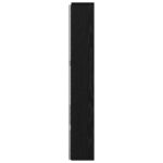 vidaXL Čelo postele skrinka Čierny dub Kompozitné drevo – Obrázok 6