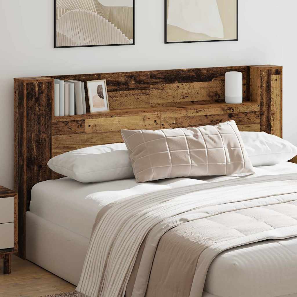 879633_1.jpg vidaXL Čelo postele skrinka Staré drevo 180 x 17 x 104.5 cm – Obrázok 1
