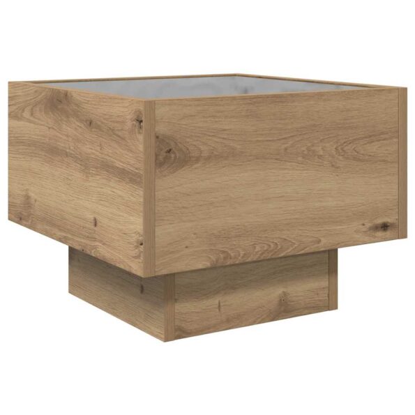 vidaXL Konferenčný stolík dub artisan 40 x 40 x 30 cm Kompozitné drevo – Obrázok 10
